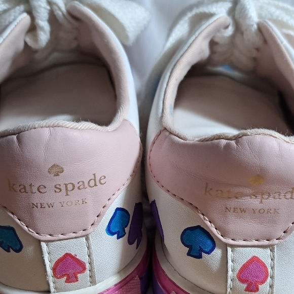 Hand Painted Pink and Green Sneakers - Picture 14 of 14